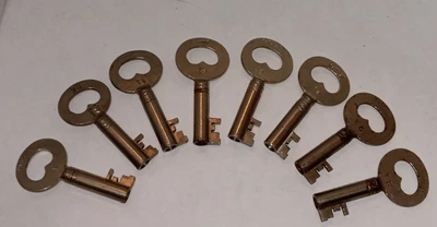 $12.99 • Buy Vintage Corbin Cabinet Lock Skeleton Key T9