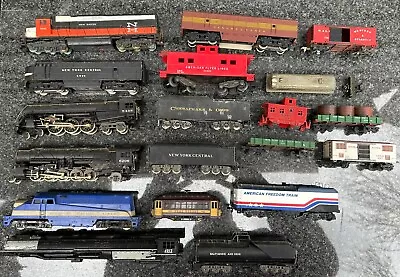 Vintage HO Mixed Mantua/AHM/Rivarossi Passenger Cars + Engines Lot Of 19 Parts • $174.99