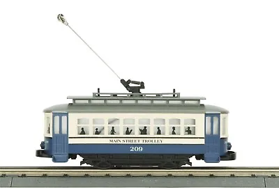 MTH RAILKING MAIN STREET BUMP N GO TROLLEY #209 O GAUGE Street Car 30-5191 NEW • $109