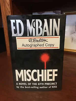 Mischief  Ed McBain.  Signed 1st HC Ptg.  Morrow 1993.  Fine Unread • $22.40