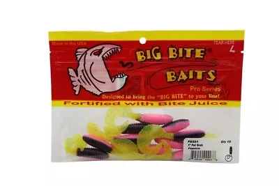 Big Bite Baits 3  Fat Grubs Twist Tail NOS • $2.48