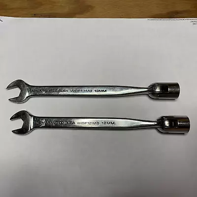 Matco Socket End Flex Combination Wrenches WBF12M6 12mm & WBF13M6 13mm • $29.99