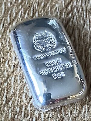 Germania Mint 1 Oz .9999 Fine Silver Bar. Original Factory Sealed. Lot 9 • £34