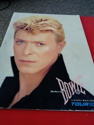 £8 • Buy Rare David Bowie Serious Moonlight Tour Programme