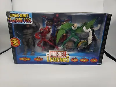 Marvel Legends Spider-man Fearsome Foes Box Set 6  Figures 2005 New • $245.99