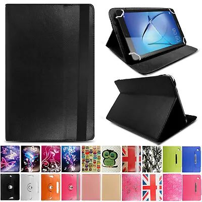 For All 7  8  9  10.1  Inch Tablet Leather Flip Smart Stand Universal Case Cover • £4.99