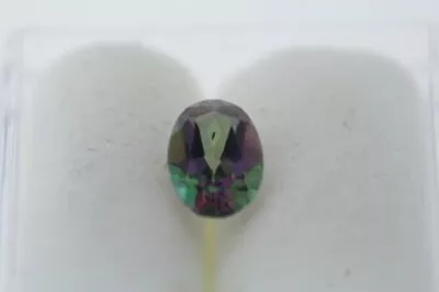 0.92ct Oval Cut Loose Mystic Fire Topaz 7.0 X 5.0 X 3.4mm • $19.48