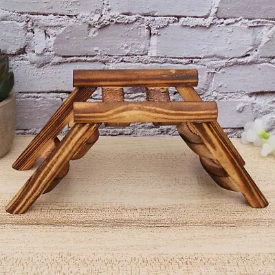  M Log Wooden Bridge Toy Hamster Playing Bunny Toys For Rabbits • £9.68