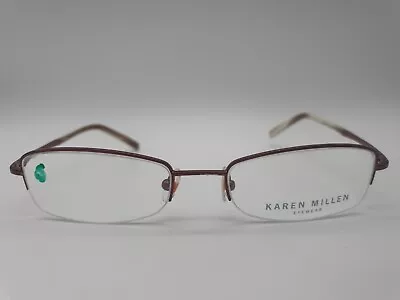 £28 • Buy KAREN MILLEN KM0052 Eyeglasses Glasses Frame- Brown *NEW