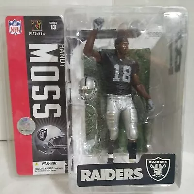 OAKLAND RAIDERS RANDY MOSS #18 NFL FOOTBALL McFarlane SERIES 13 ACTION FIGURE • $21.06