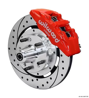 Wilwood Disc Brake Kitfront80-87 Gm G-body12  Drilled Rotors6 Piston Red • $1279.30