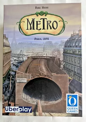 METRO: Paris 1898 Board Game Queen Games Uberplay Dirk Henn Complete! • $19.99