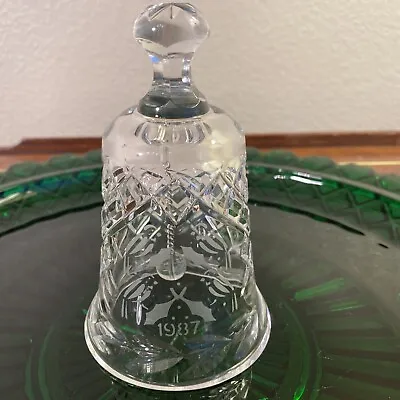 Vintage Waterford Crystal 12 Days Of Christmas Bell 1987 -  4 Calling Birds  • $75.95