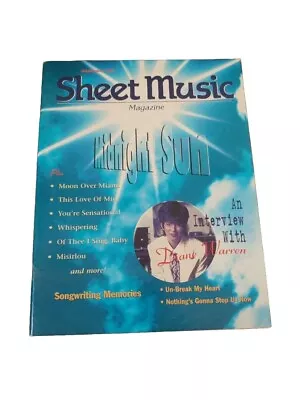 Vintage SHEET MUSIC MAGAZINE 1997 Midnight Sun Diane Warren July/August • $7.95