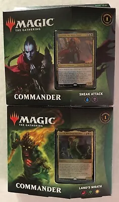 MTG Magic The Gathering Zendikar Rising MTG Commander Deck Set Of 2 NEW SEALED • $53.10