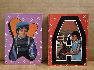 1984 Michael Jackson Series 1 & 2 Complete Sticker Set (1-66) • $40