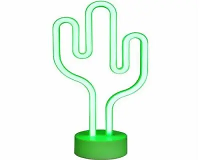 £12.06 • Buy Neon Light LED Decorative Lamp Neon Lamp Lighting Cactus Flamingo Rainbow Decoration