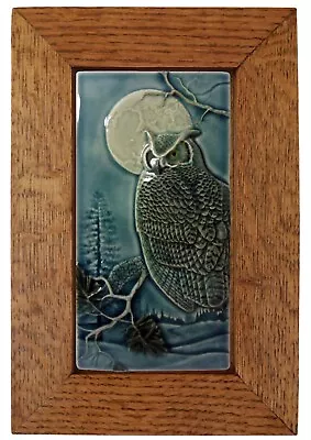 Medicine Bluff 4x8 Night Owl Art Tile Craft Mission Style Family Woodworks • $199.99