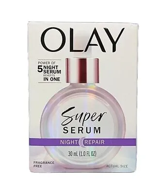 $34.99 Olay Super Serum Night Repair Face Serum - Fragrance Free - 1.0 Fl Oz • $25.44