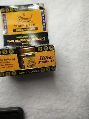 Tiger Balm Ultra Strength Pain Relieving Ointment 0.63 Oz Exp 8/2026 • $14.82