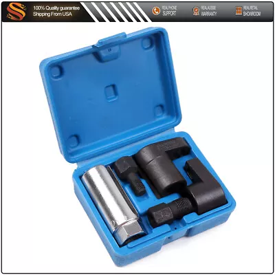 Oxygen Sensor Socket Thread Chaser Install Offset Wrench Tools Vacuum M12 M18 O2 • $18.45