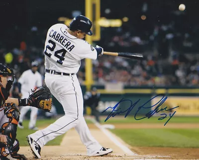 Miguel Cabrera Signed 8X10 Photo Autograph Detroit Tigers • $60