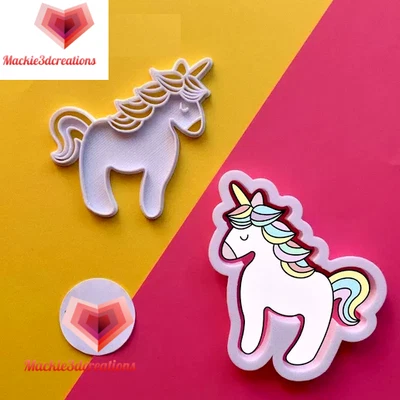 $11.95 • Buy UNICORN Cookie Cutter Biscuit Fondant Cutter Embosser
