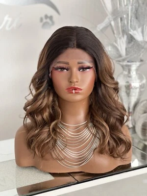 £6 • Buy Curly Wigs For Women And Men Lace Front Wig Glueless Heat Resistant Hair Ombré