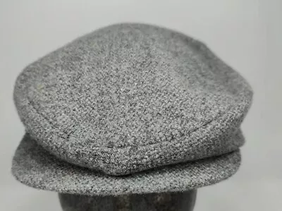 DPC Vintage Newsboy Cap Med Wool Blend Gray Brown Dorfman Pacific Co • $18.63