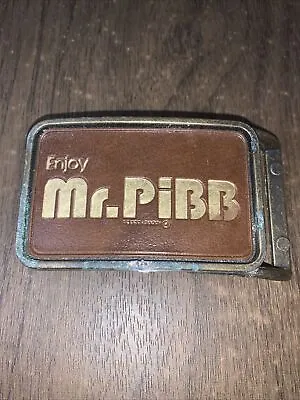 Vtg Mr. Pibb Belt Buckle Advertising Rare • $50
