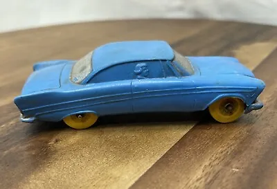 Vintage 1950's Auburn Rubber ? Toy Chrysler Blue Yellow Wheels Collectible Car • $19.98