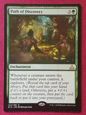 Magic The Gathering RIVALS OF IXALAN PATH OF DISCOVERY Green Card MTG • $5.99