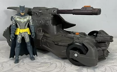 2017 Justice League Batmobile (20cm X 41cm) Plus Batman Figure (15cm) • $25