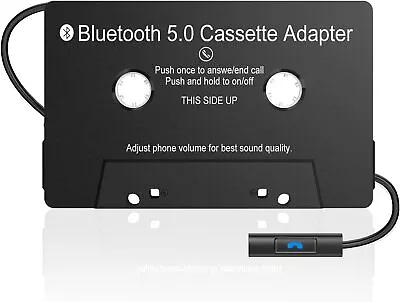 Cassette Aux Adapter For Car Wireless Bluetooth 5.0 Audio...  • £17.19