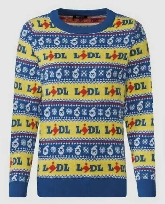 Large 45  Inch Chest - Lidl Ugly Christmas Jumper Sweater Xmas • £34.99