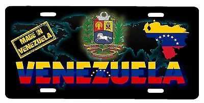 Venezuela Aluminum License Plate Placa 6  X 12   • $13.99