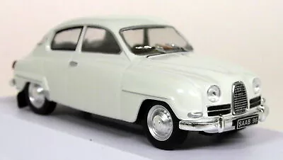 Atlas 1/43 - Saab 96 1964 White Diecast Scale Model Car - 002 • $31.10