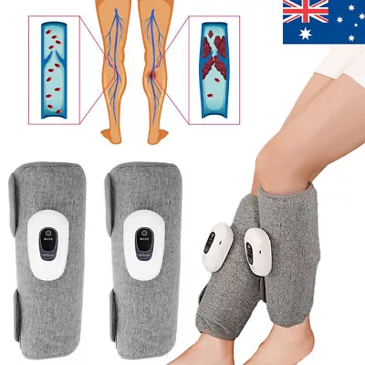 Leg Massager Machine Heating Air Compression Circulation Relaxation Foot Calf AU • $39.32