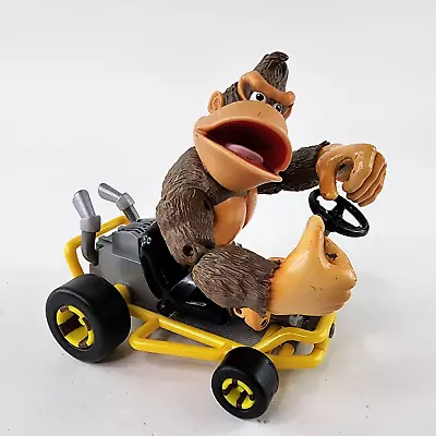 Toy Biz Nintendo Mario Kart 64 DONKEY KONG Figure & Go-Cart Vintage 1999 Loose • $109.95