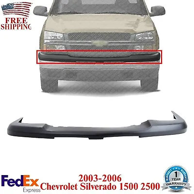 Front Bumper Upper Cover Textured For 2003-2006 Chevrolet Silverado 1500 2500 • $65.35