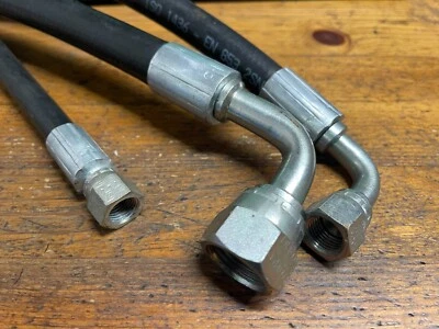 £7 • Buy  Hydraulic Hose Builder 2SN 2 Wire Hose JIC UNF Fittings Pick Your Size Length