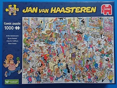 Jumbo Jan Van Haasteren At The Hairdressers 1000 Piece Jigsaw Puzzle • £3.99