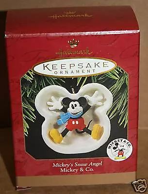 Hallmark Keepsake Ornament MICKEY'S SNOW ANGEL1997 *NIB • $5.50