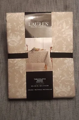 Ralph Lauren Table Cloth Nappe Mantel Rectangular Oblong  152 X 213 Cm • £23.99