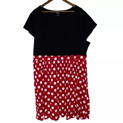 Disney Minnie Mouse Print Short Sleeve Dress Plus Size 3X • $37