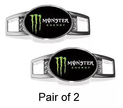 Monster Energy Charms For Shoelaces Or Paracord Bracelet (pair Of 2) • $14.49