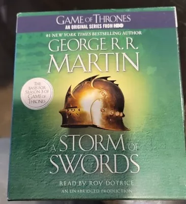 Game Of Thrones A Storm Of Swords George R. R. Martin Audiobook 24 CDs Complete  • $13