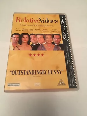 Relative Values (DVD 2002) Julie Andrews Colin Flith Stephen Fry Uk Dvd • £2.90