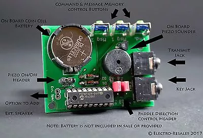 Kit Build Iambic Memory Keyer Ham Morse Code/telegraph  • $18.99