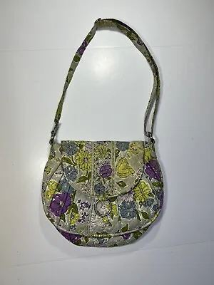 Vera Bradley Crossbody Shoulder Bag Saddle Bag Floral Bin 104 • $15.90